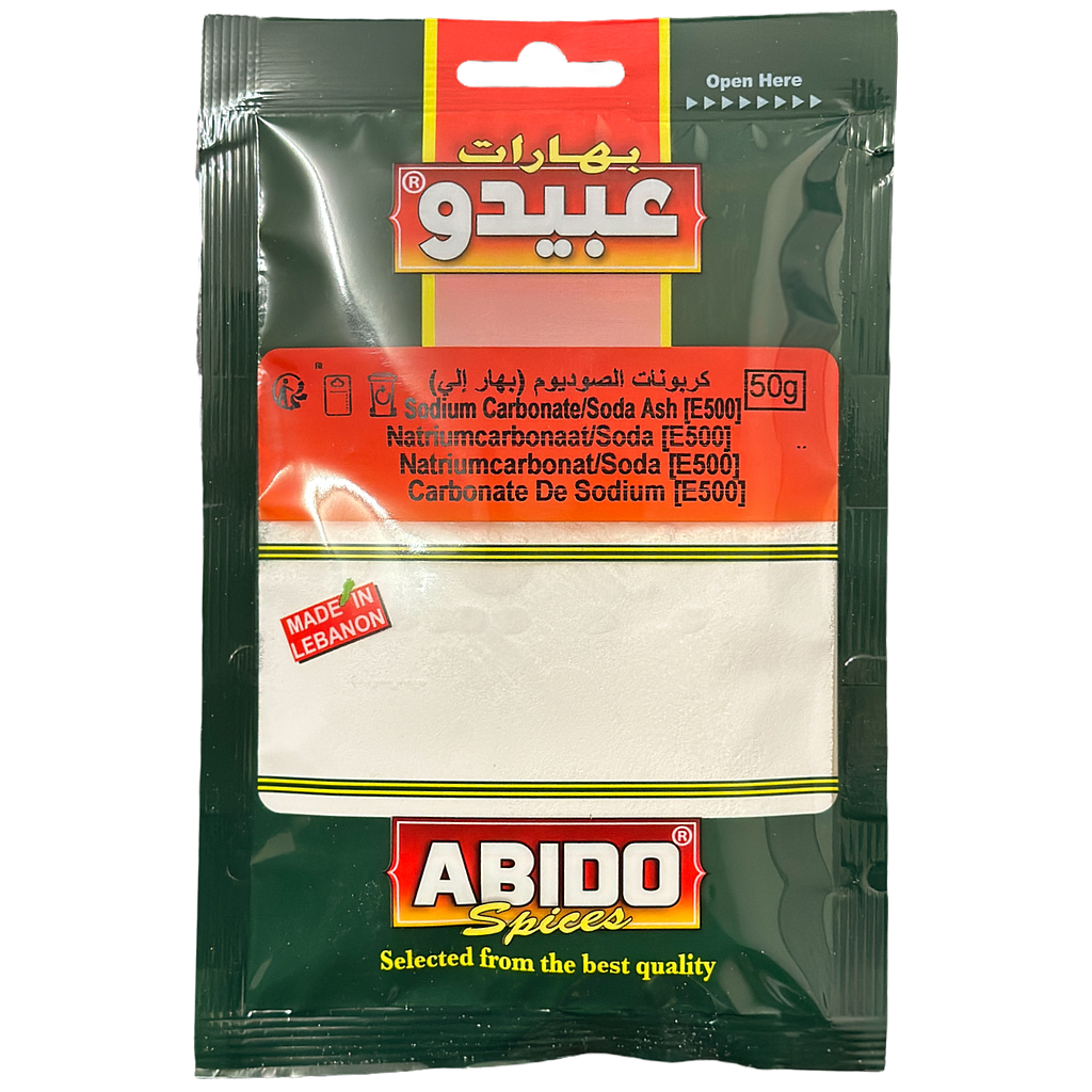 Abido Natriumcarbonat/Soda-Elly (E500) (50g.)