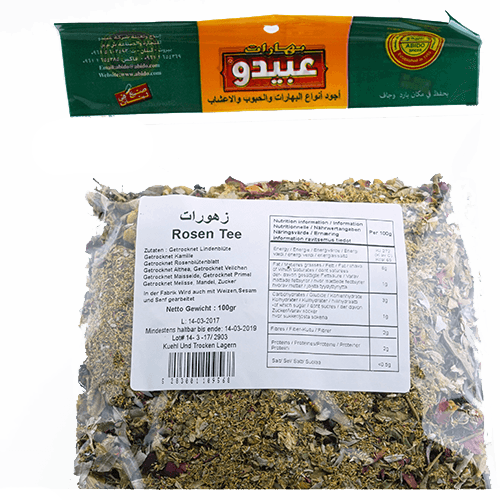 Abido Rosen Tee "Zahourat" (100g.)