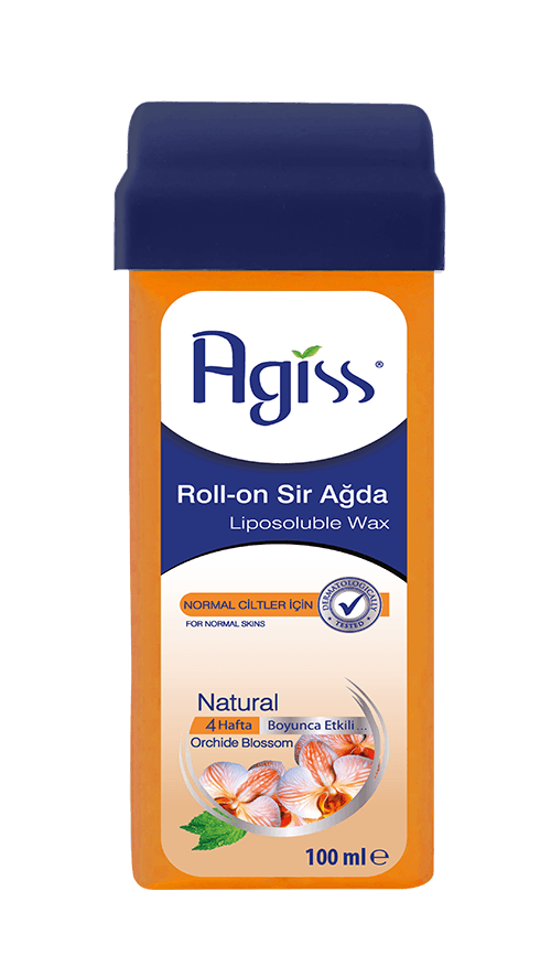 Agiss Enthaarung Roll-On Wachs Natural (100ml)