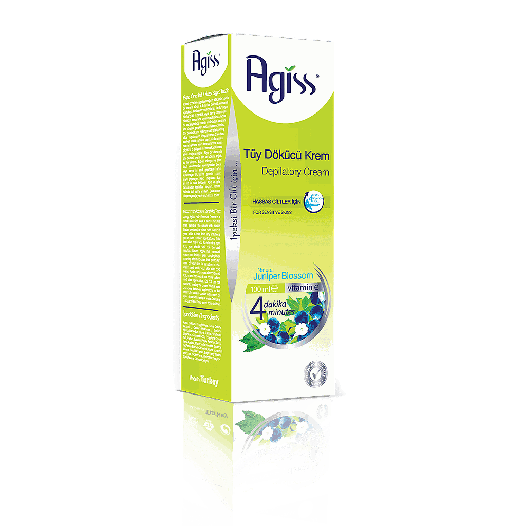 Agiss Enthaarungscreme - Empfindliche Haut (100ml)