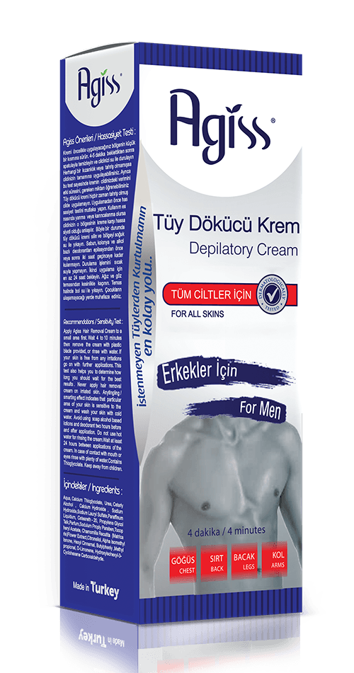 Agiss Enthaarungscreme - Für Männer (100ml)