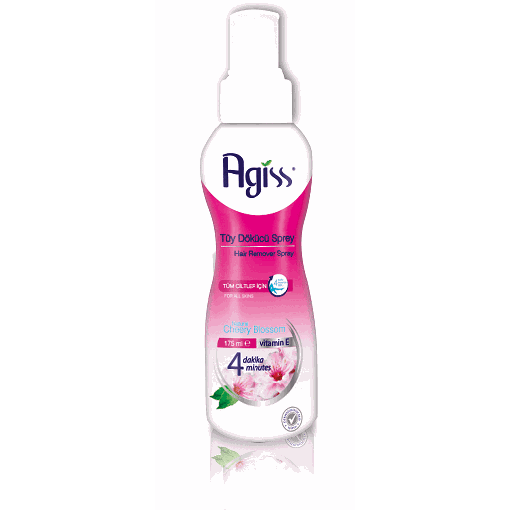 Agiss Enthaarungsspray ohne Gas - Für Frauen & für alle Hauttypen (175ml)