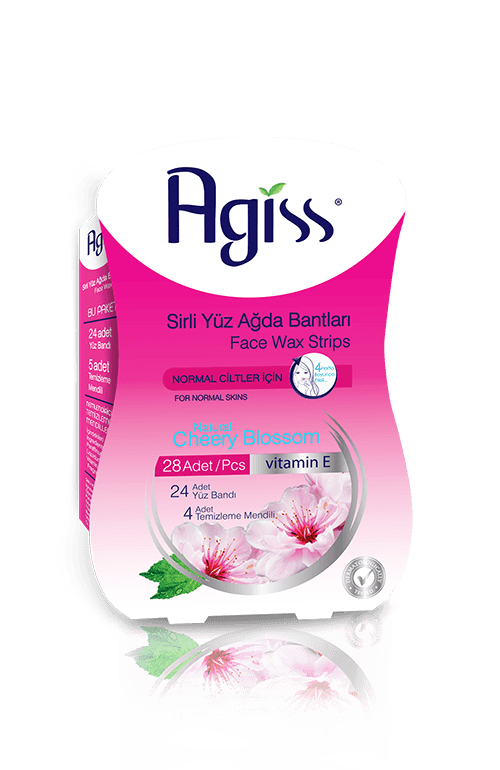 Agiss Gesichtswaxbänder - für noramle Hauttypen (28 Streifen)