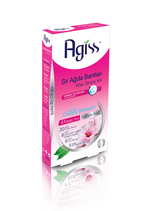 Agiss Kaltwachsstreifen - Set für normale Hauttypen (41 Streifen)