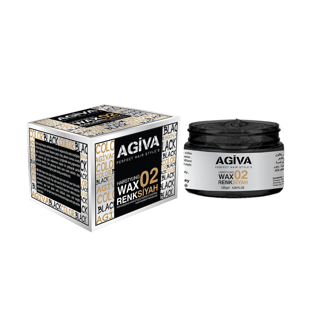 Agiva Haarwachs mit Schwarzton 02 (120gr)