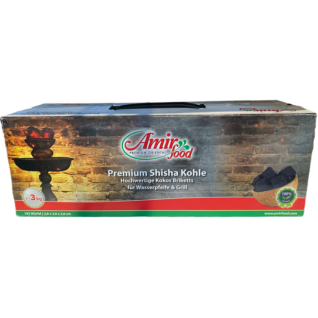 Amirfood Shisha Kohle 26mm (3Kg.)