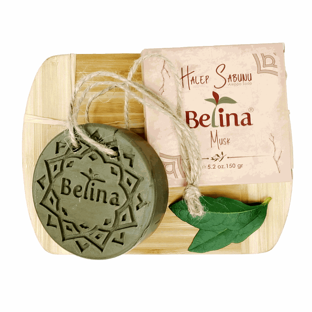 Belina Lorbeerseife mit Moschusaroma (150g.)