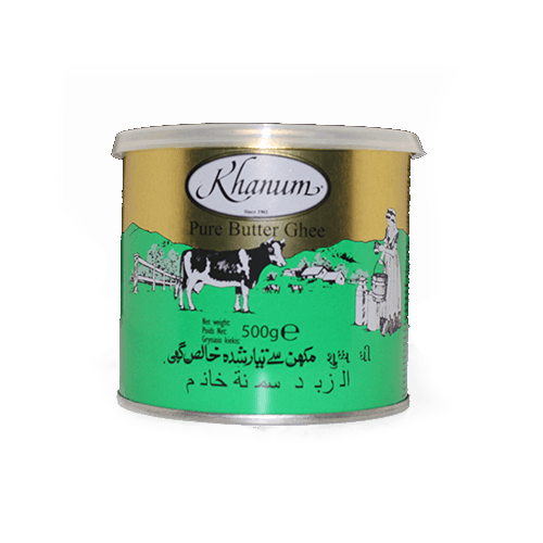 [177] Butterfett Khanum in Dosen (500g.)