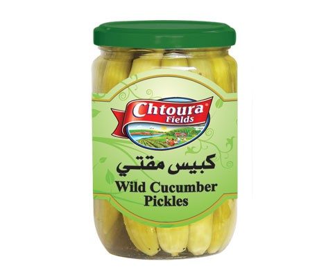 Chtoura Eingelegte wilde Gurken im Glas (850g.)