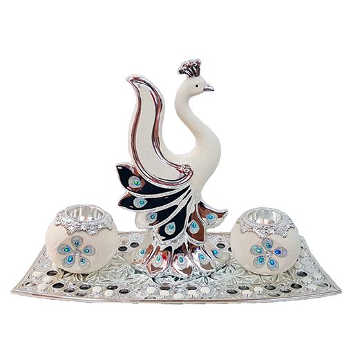 Deko-Platte Pfau 2639/A1210