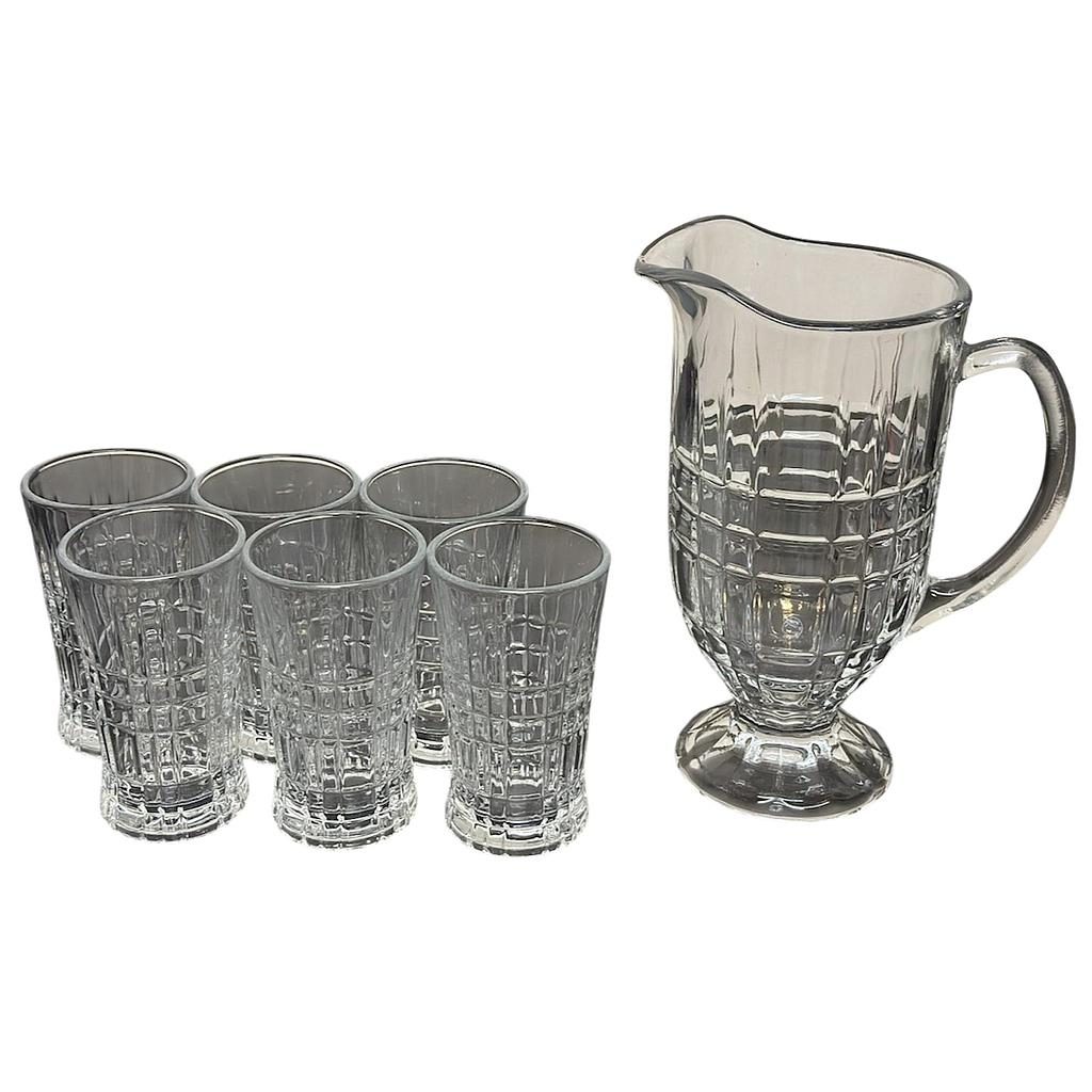 Diamonds Trinkgläser mit Wasserkrug 7teilig 241601-7 / DM8010