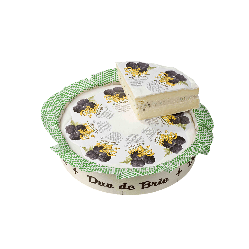 [5028] Duo Brie mit Trüffel ca. 1,25 Kg