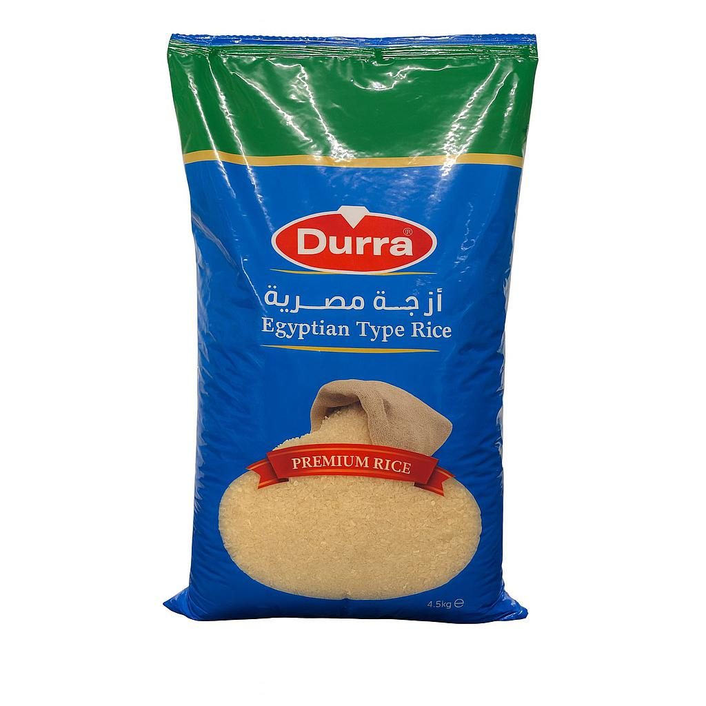 [43980] Durra ägyptischer Rundkorn Weißreis (4,5kg)