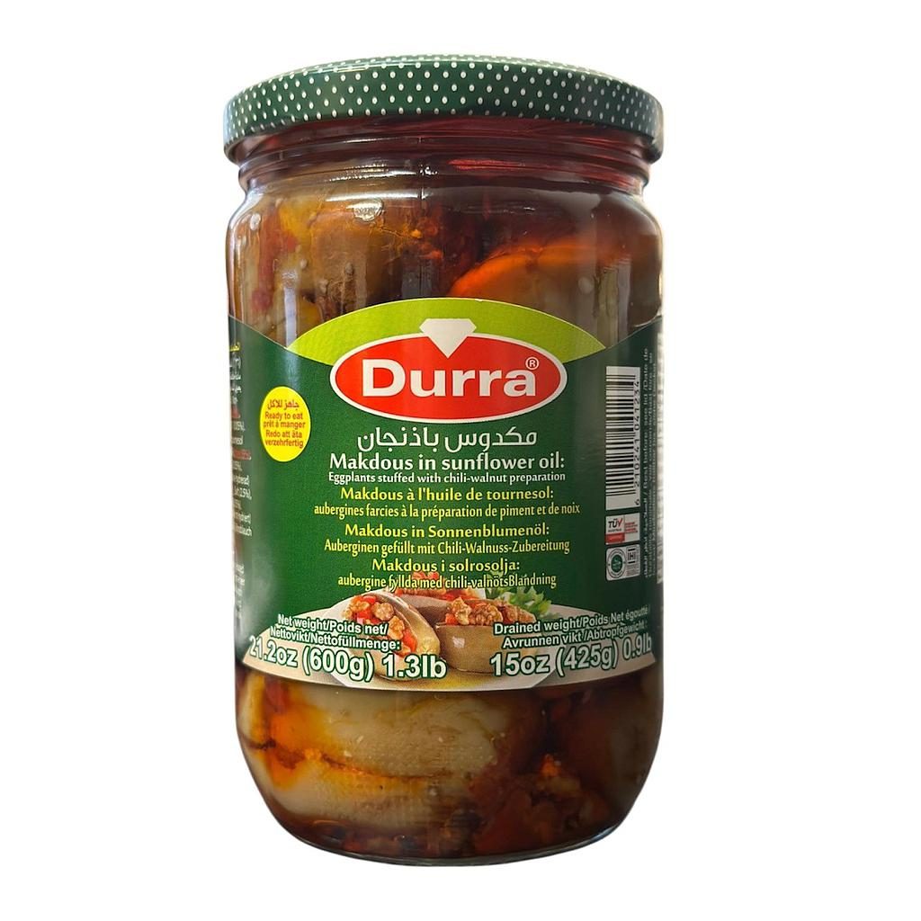 Durra eingelegte Melanzani Makdous im Glas (600g)