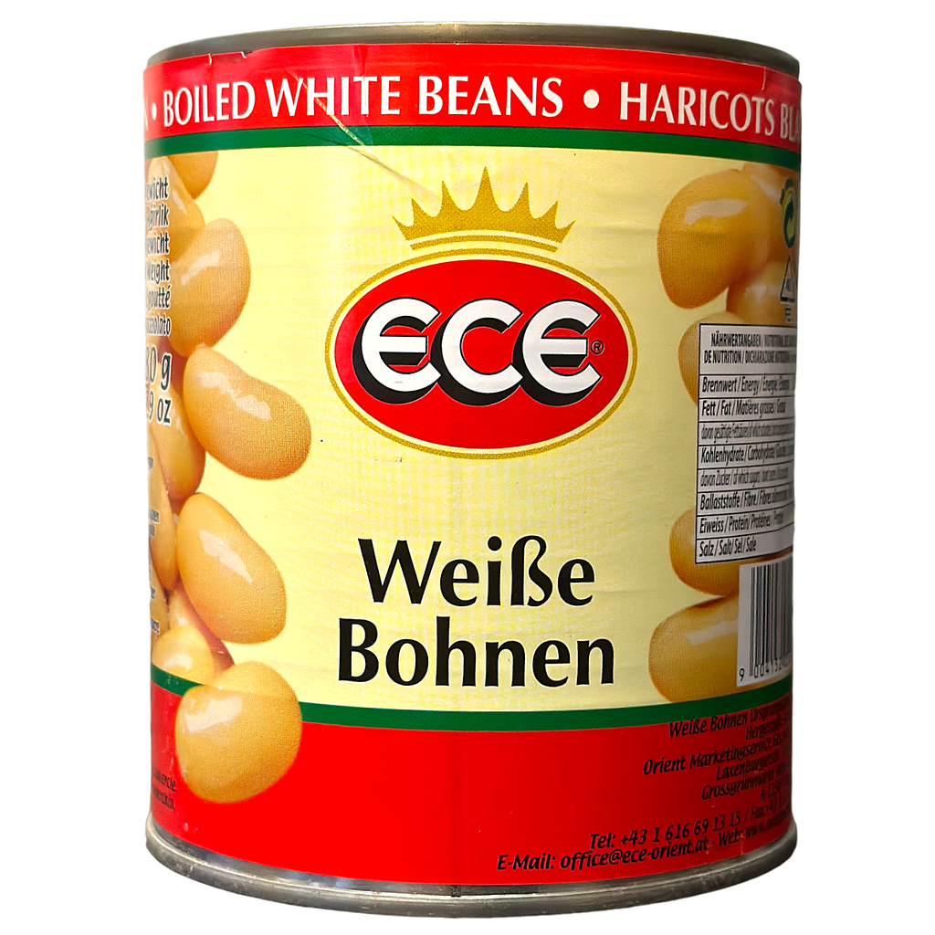 [43764] Ece weiße Bohnen gekocht (800g)