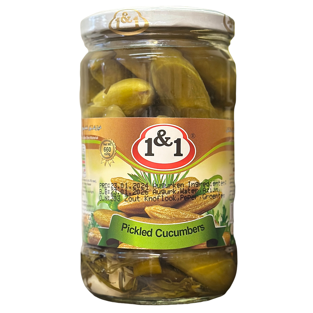Eingelegte Gurken 1&1 im Glas (680g.)
