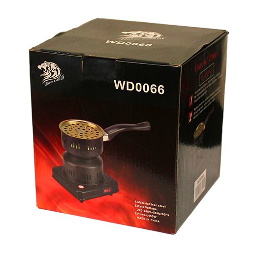 Elektrischer Kohleanzünder mit Tragegriff