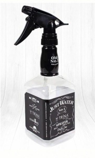 Friseur Sprühflasche weiß