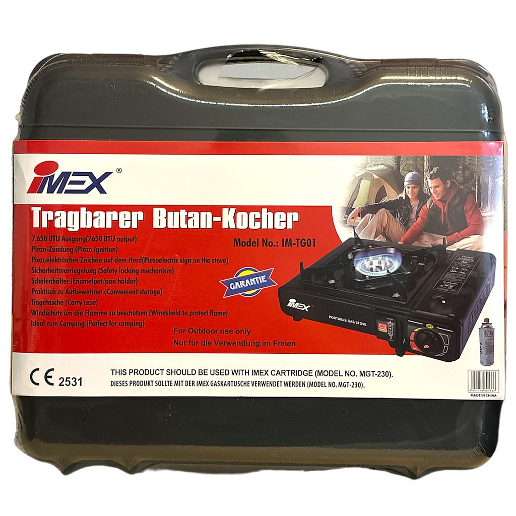 Gaskocher + Tragekoffer