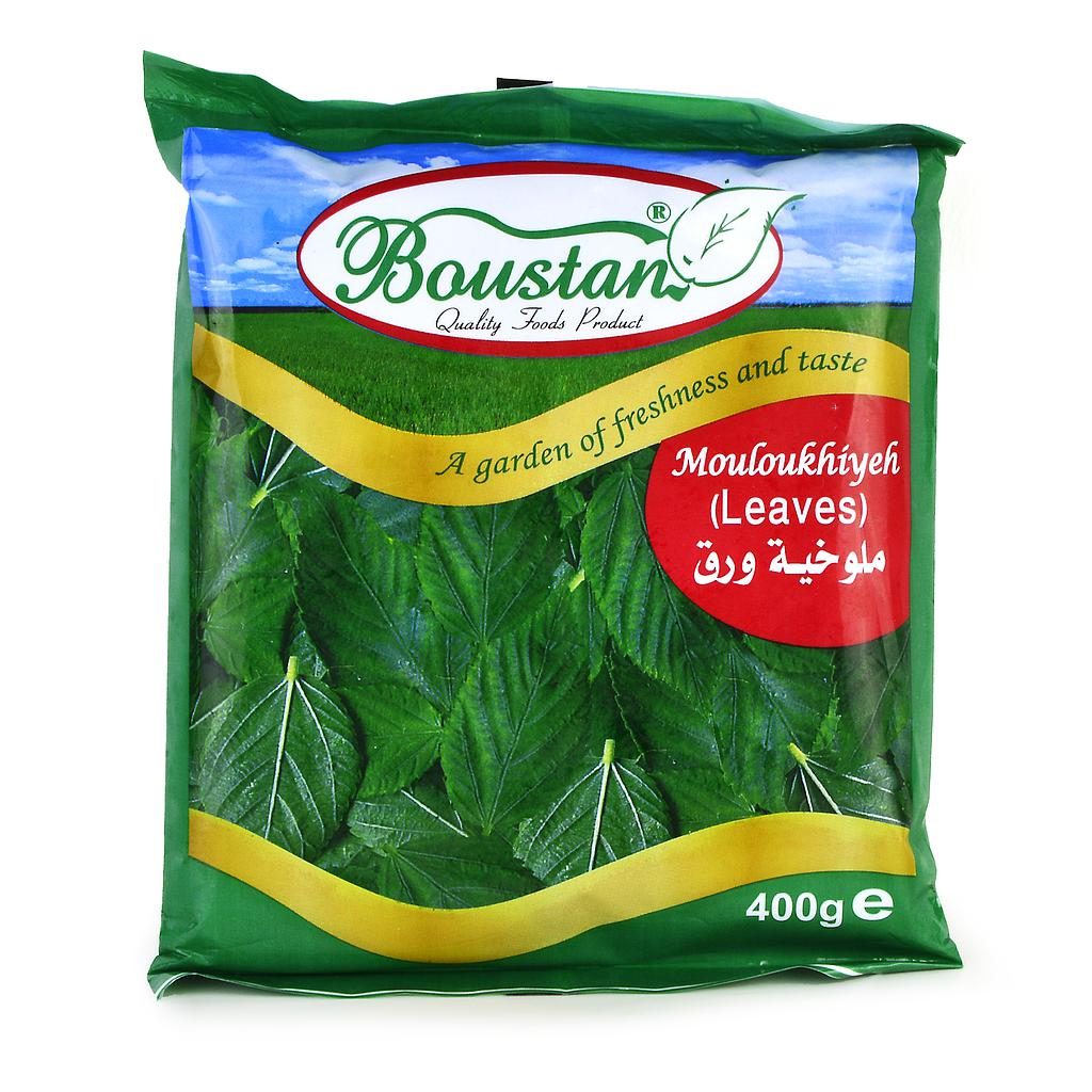 Gefrorenes Muskraut Molokhieh Blatt Leaves "Boustan" (400g)