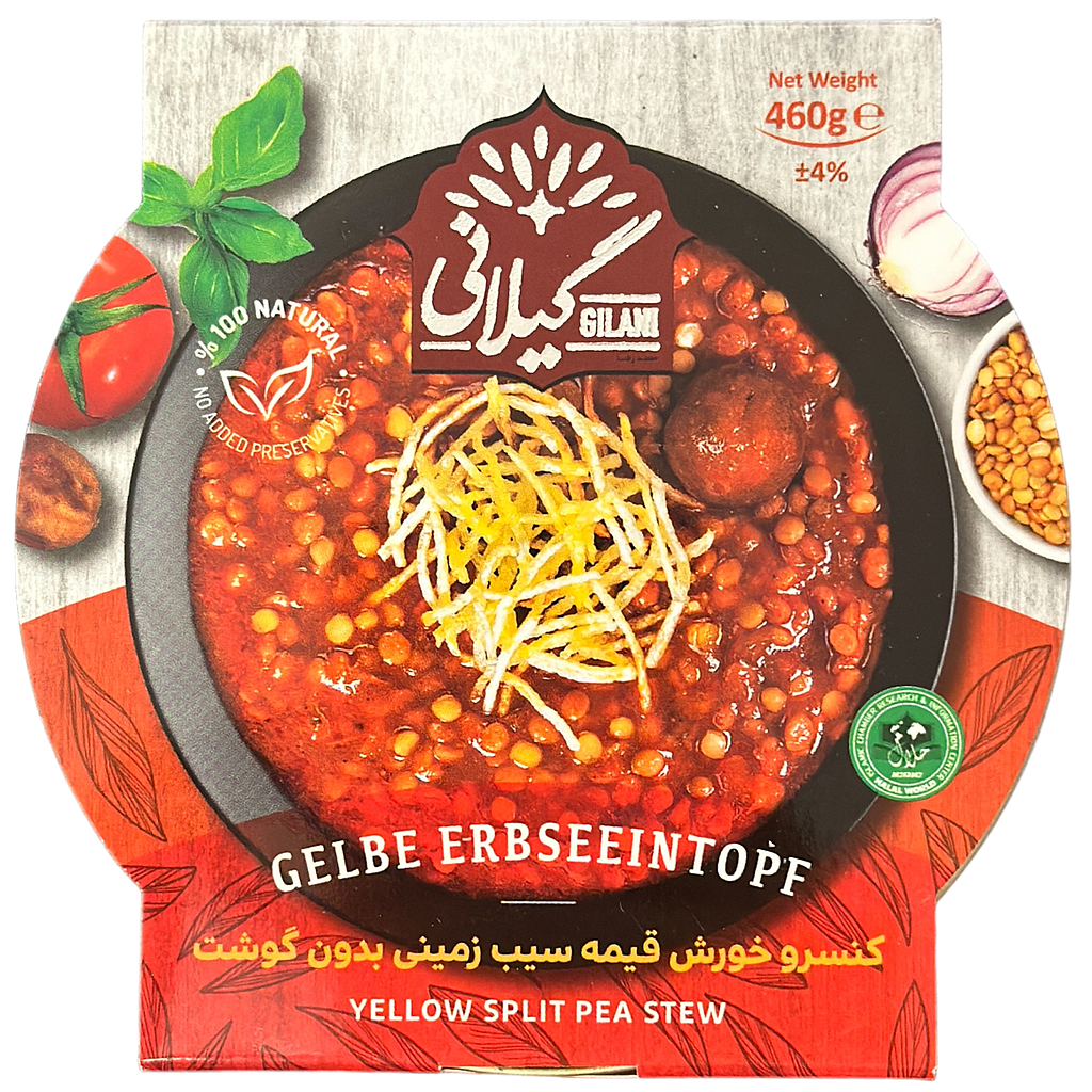 [46606] Gilani gelber Erbseneintopf Khime (460g)