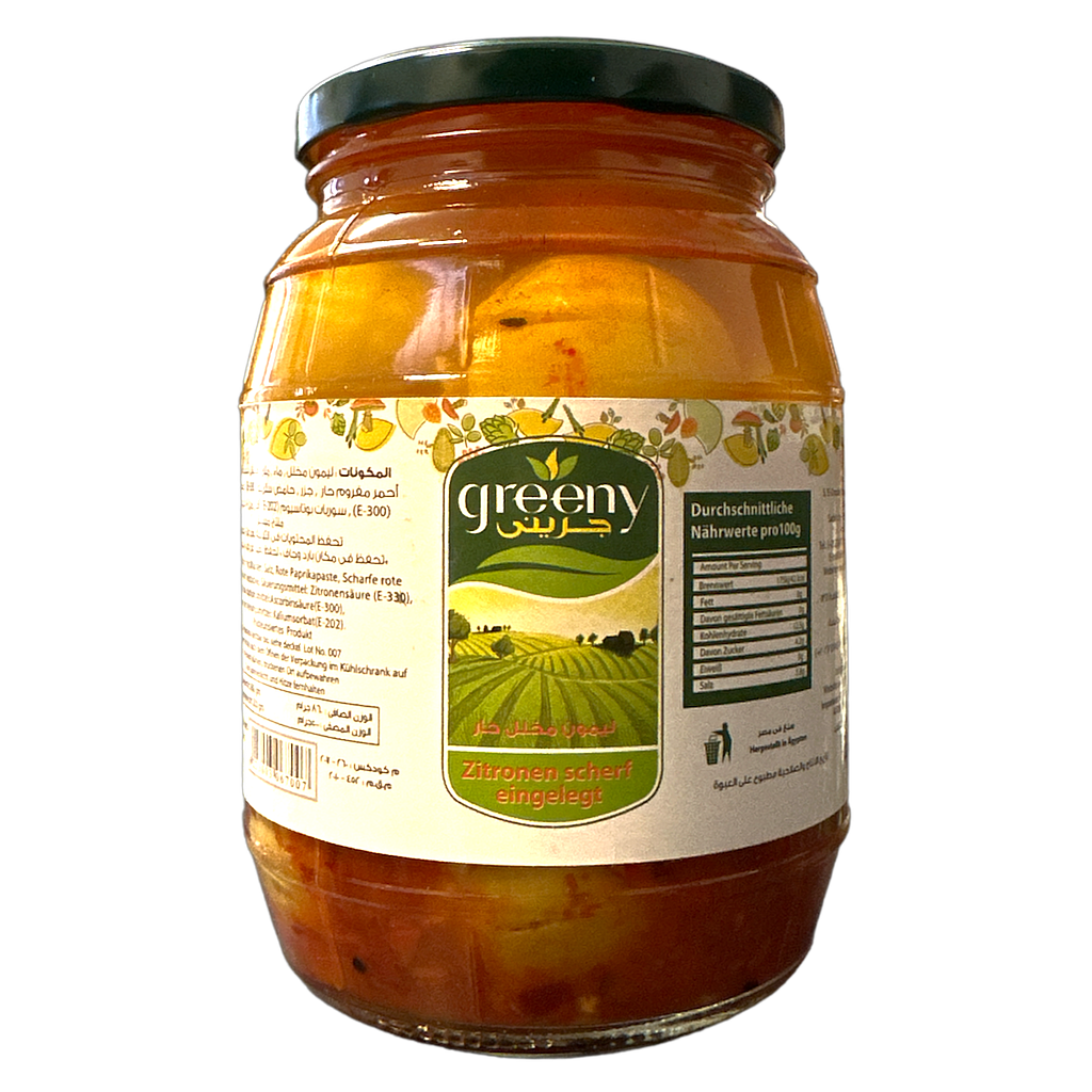 [44101] Greeny eingelegte Zitronen scharf (860g)