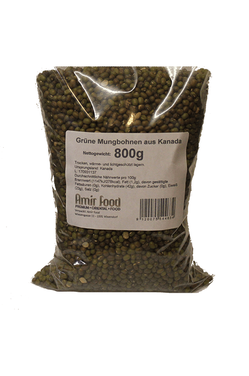 Grüne Mungbohnen (800g)