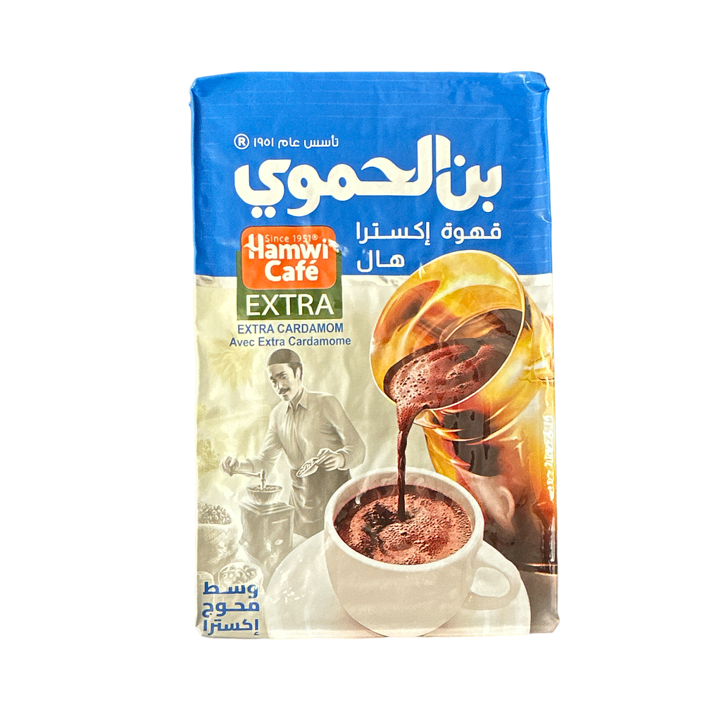 Hamawi Kaffee blau mit extra Kardamom (180g)
