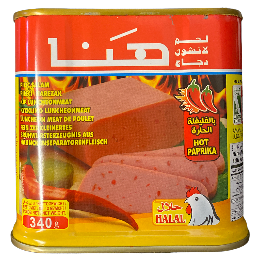 [43036] Hana Hühner Luncheon Meat scharf (340g)
