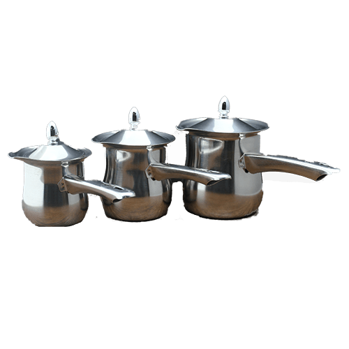 Kaffee Kanne Set 3er Stainless Steel 4947-6