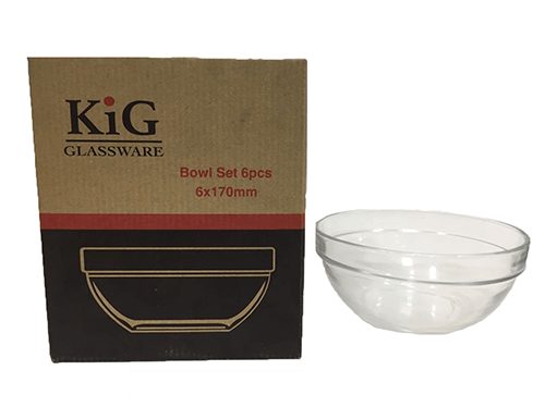 Kompottschalen aus Glas 7' STP-170