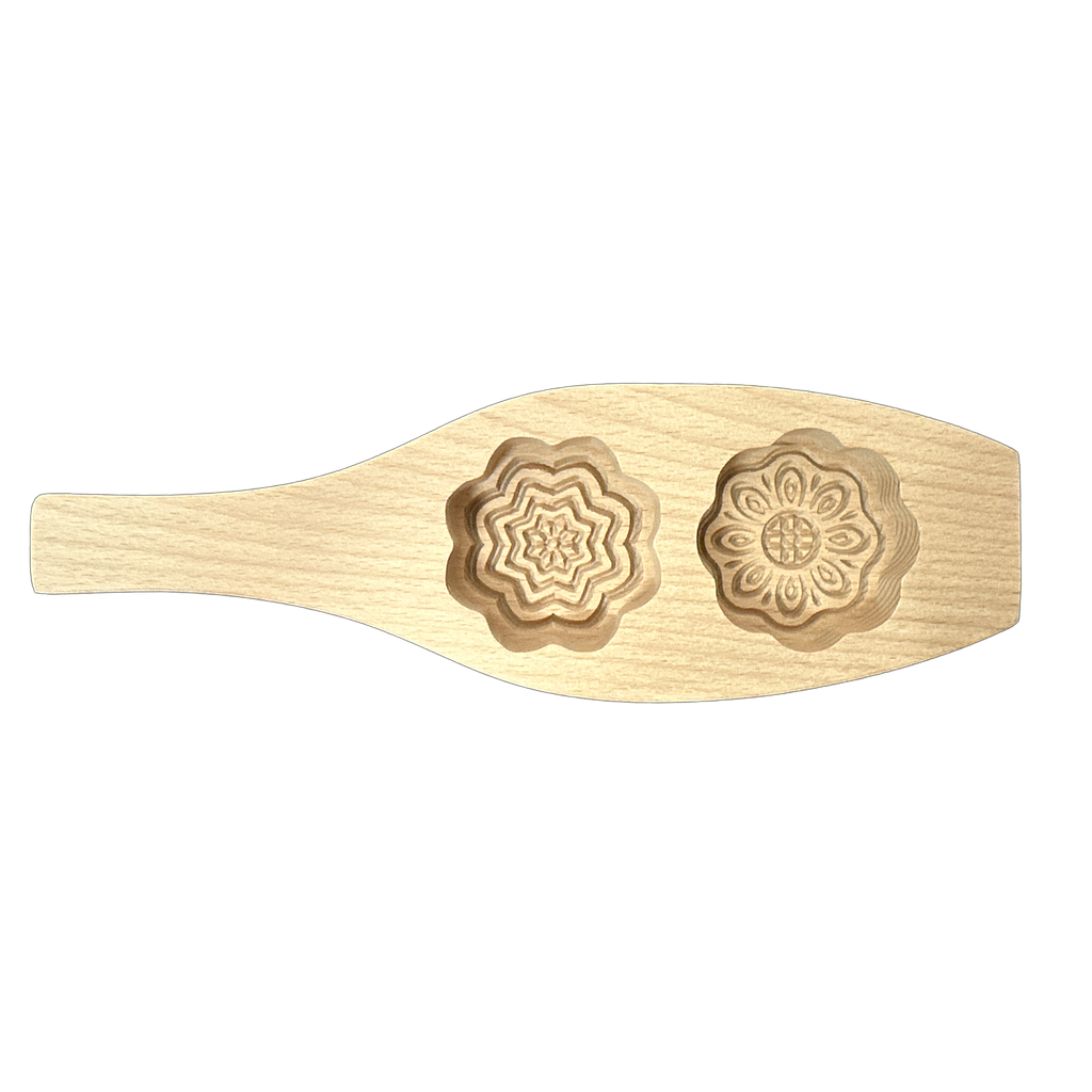 [44799] Maamoul Form aus Holz 2fach