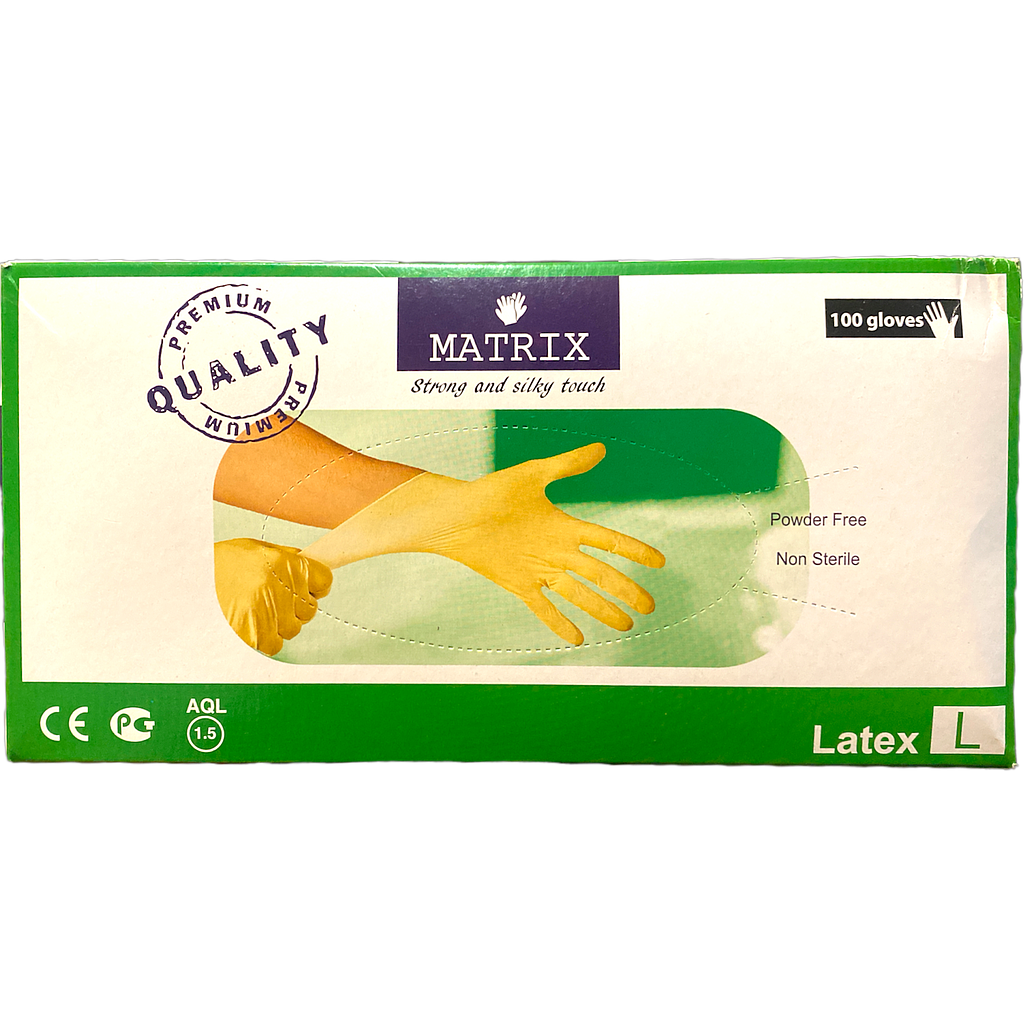 Matrix Latexhandschuhe L (100Stk)