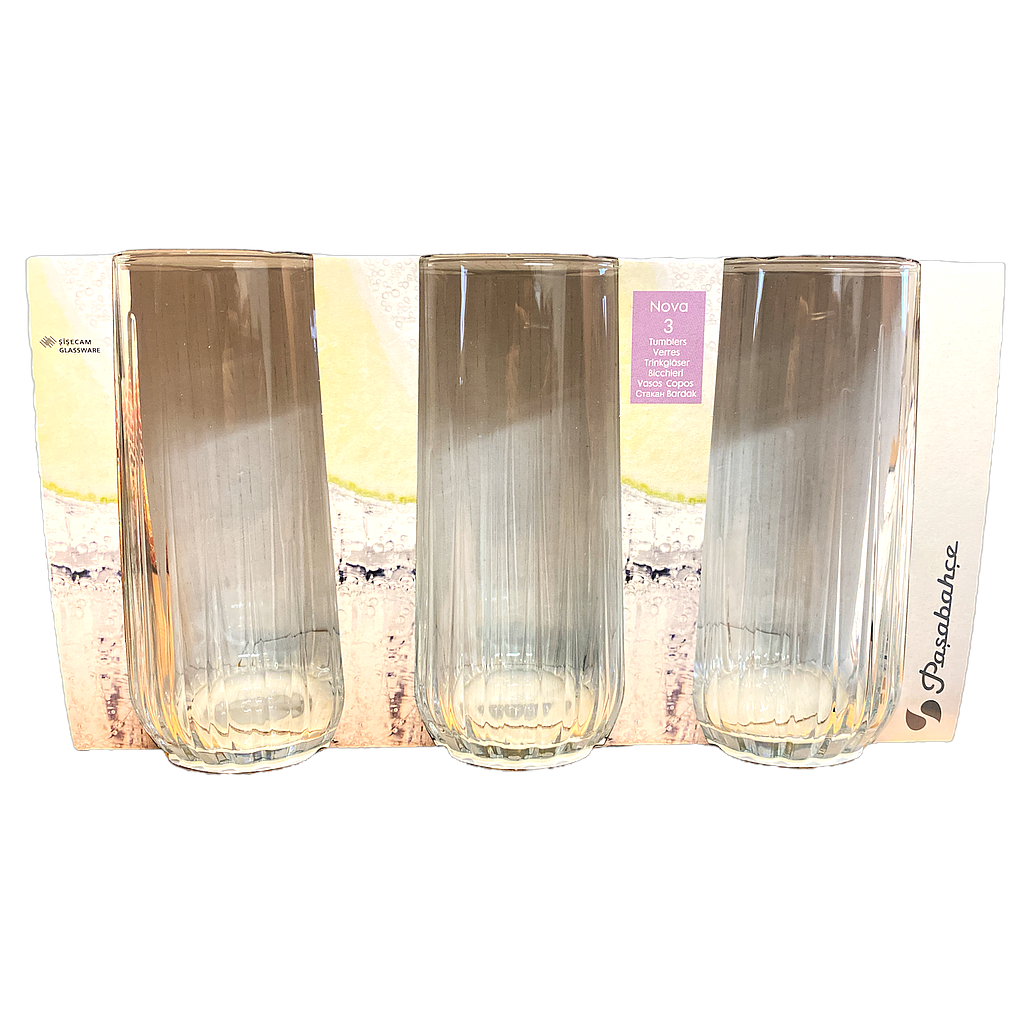 Nova Trinkglas Lang 3er