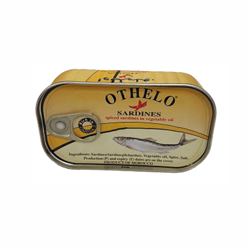 [2433] Sardinen in Pflanzenöl mit Chili "Othelo" (125g.)