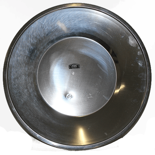 [271] Serviertablett Mansaf Edelstahl Teller Ø50cm