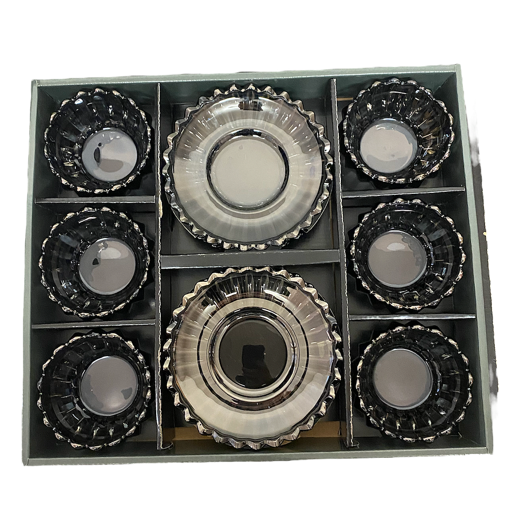 Servier und Snackschale 12tlg JYWD-12 27-6