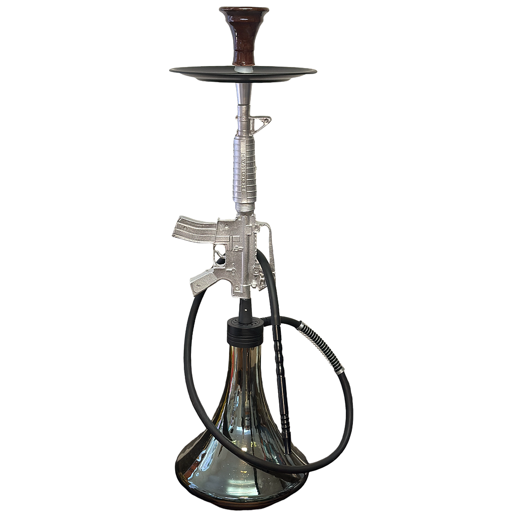 Shisha Didam Pistol Design A23 silver (80cm)
