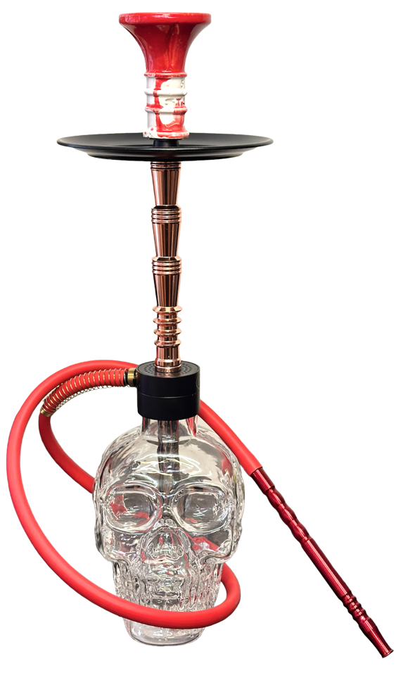 Shisha Didam silver skull (60cm) 5438