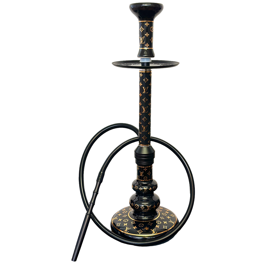Shisha LV Design in schwarz