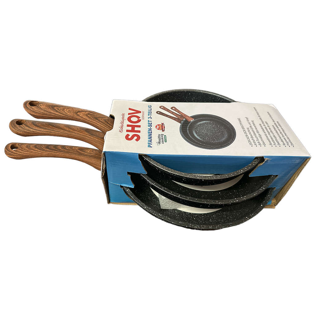 Shov Bratpfanne 3tlg (20 - 22 - 24cm)