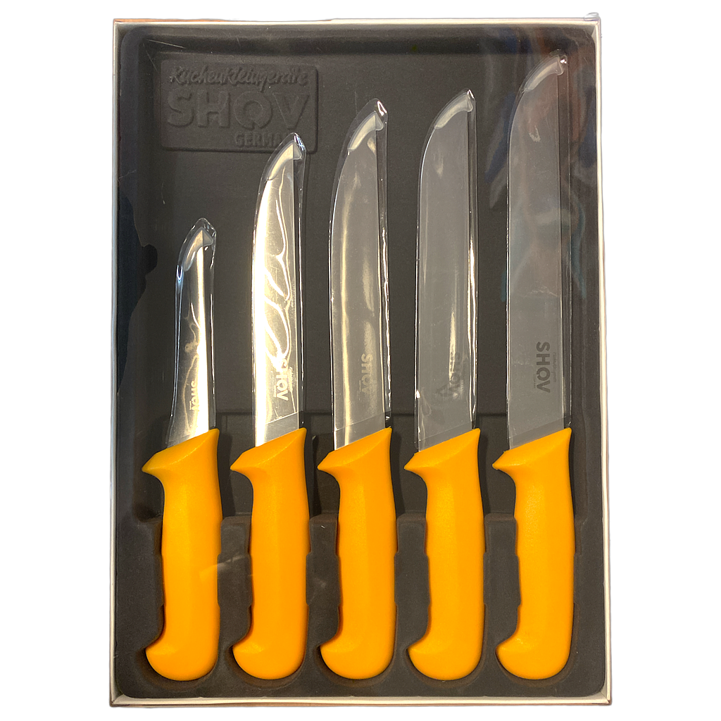 Shov Messer - Set 5Tlg Gelb