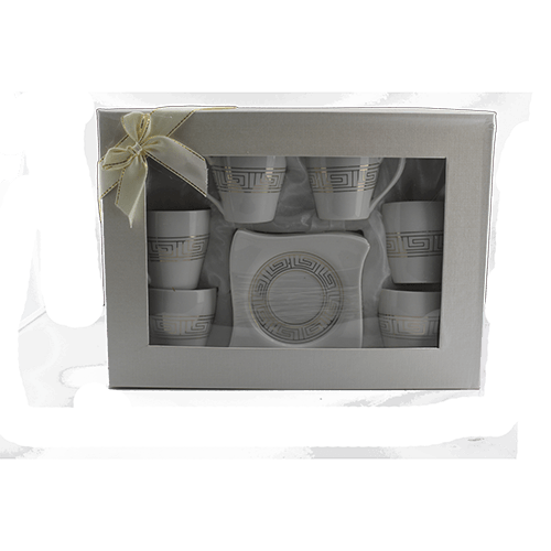 [808] Tee Tasse mit Untertassen 6er 1133/A312