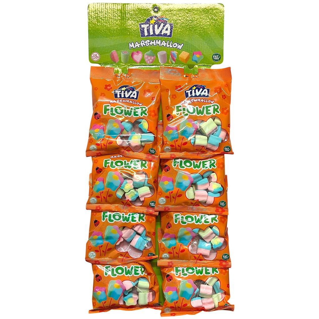 Tiva Flower Marshmallow (8x60g)