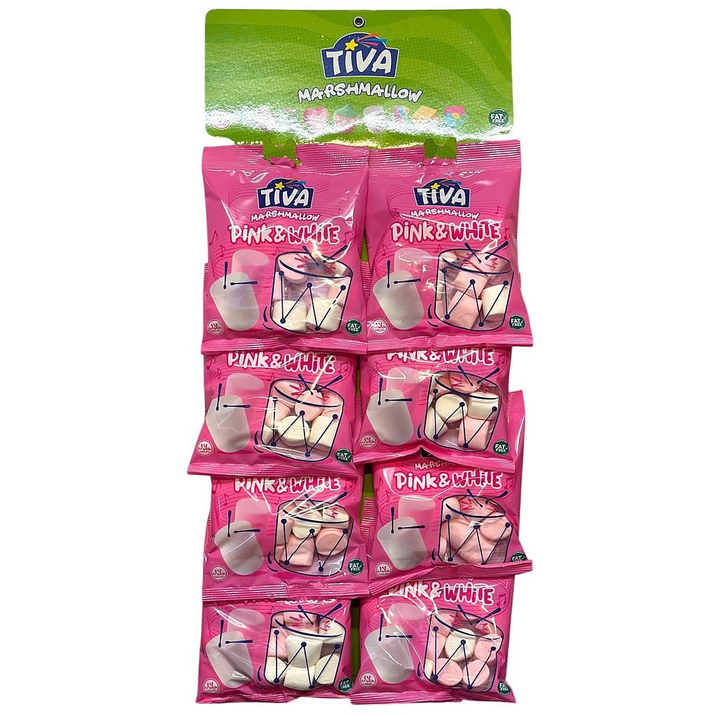 Tiva Pink & White Marshmallow (8x60g)