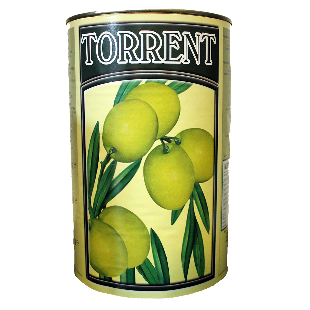 [45] Torrent Grüne Oliven ohne Kern in Dosen (2kg)