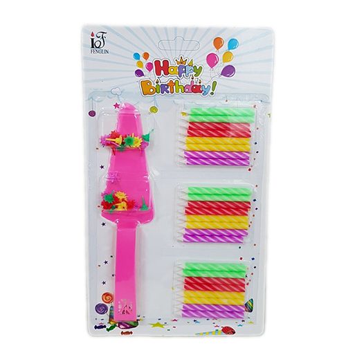 Tortenkerzen mit Tortenheber 2343