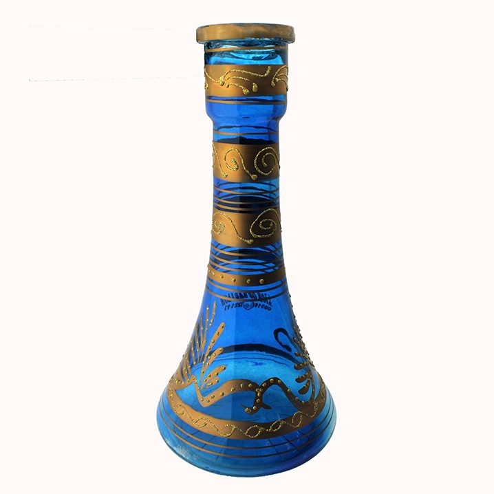 Wasserpfeifen Wassergefäß aus Glas "Pyramide"