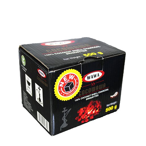 Wawa Holzkohlebriketts aus Kokosnussschale new (500g.)