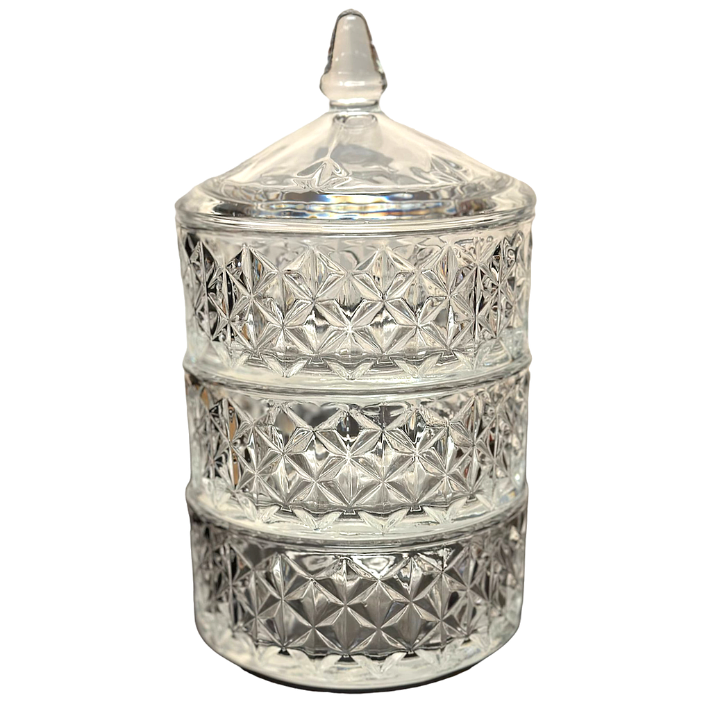 Zuckerschale mit Deckel 3tlg